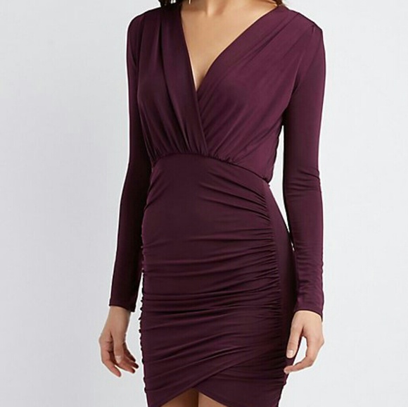 Charlotte Russe Dresses & Skirts - Ruched Bodycon Dress Charlotte Russe Dresses & Skirts - Ruched Bodycon Dress